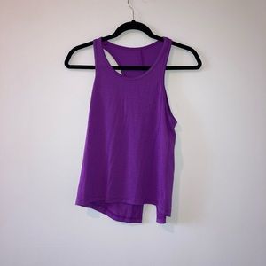 Purple workout tank